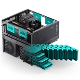 Корпус JONSBO N5 Black без БП, mini-ITX, micro-ATX, ATX, EATX, черный