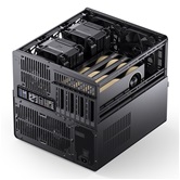 Корпус JONSBO N5 Black без БП, mini-ITX, micro-ATX, ATX, EATX, черный