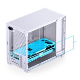 Корпус JONSBO D32 STD White без БП, боковая панель из закаленного стекла, mini-ITX, micro-ATX, белый