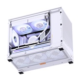 Корпус JONSBO D32 STD White без БП, боковая панель из закаленного стекла, mini-ITX, micro-ATX, белый