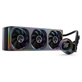 Комплект водяного охлаждения JONSBO TH-360 Black LGA 1700/1200/115X/AM5/AM4 (4шт/кор, TDP 300W, ARGB FAN and PUMP, PWM, TRIPLE FAN 120mm) RET