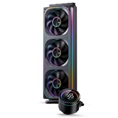 Комплект водяного охлаждения JONSBO TH-360 Black LGA 1700/1200/115X/AM5/AM4 (4шт/кор, TDP 300W, ARGB FAN and PUMP, PWM, TRIPLE FAN 120mm) RET