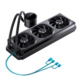 Комплект водяного охлаждения JONSBO TH-360 Black LGA 1700/1200/115X/AM5/AM4 (4шт/кор, TDP 300W, ARGB FAN and PUMP, PWM, TRIPLE FAN 120mm) RET
