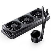 Комплект водяного охлаждения JONSBO TH-360 Black LGA 1700/1200/115X/AM5/AM4 (4шт/кор, TDP 300W, ARGB FAN and PUMP, PWM, TRIPLE FAN 120mm) RET