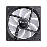 Вентилятор JONSBO FR-606BR 120х120х25мм REVERSE (60шт/кор, PWM, ARGB LED, 800-1500об/мин, черный) Retail