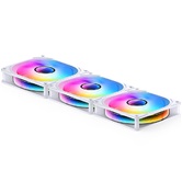 Вентилятор JONSBO FR-606WR 120х120х25мм REVERSE (60шт/кор, PWM, ARGB LED, 800-1500об/мин, белый) Retail