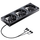 Вентилятор JONSBO ZA-360B (3 in 1) 120х120х28мм (16шт/кор, PWM, ARGB LED, 700-2400об/мин, черный) Retail