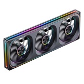 Вентилятор JONSBO ZA-360BR (3 in 1) 120х120х28мм REVERSE (16шт/кор, PWM, ARGB LED, 700-2400об/мин, черный) Retail