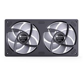 Вентилятор JONSBO ZB-240BR (2 in 1) 120х120х28мм REVERSE (20шт/кор, PWM, ARGB LED, 700-2400об/мин, черный) Retail