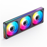 Вентилятор JONSBO ZB-360BR (3 in 1) 120х120х28мм REVERSE (16шт/кор, PWM, ARGB LED, 700-2400об/мин, черный) Retail