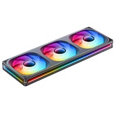 Вентилятор JONSBO ZB-360BR (3 in 1) 120х120х28мм REVERSE (16шт/кор, PWM, ARGB LED, 700-2400об/мин, черный) Retail
