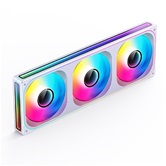 Вентилятор JONSBO ZB-360WR (3 in 1) 120х120х28мм REVERSE (16шт/кор, PWM, ARGB LED, 700-2400об/мин, белый) Retail