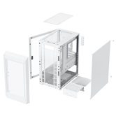 Корпус XASTRA  A303M 3FRGB White mATX/Mesh/ tempered glass / 2x140mm + 1x120mm FRGB fans/ Door/ A303M-2FC14F-1FC12F-D-WH