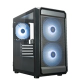 Корпус XASTRA  A303M 3ARGB Black mATX/Mesh/ tempered glass / 2x140mm + 1x120mm ARGB PWM fans/ Door/  A303M-2FC14A-1FC12A-D