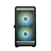 Корпус XASTRA  A303M 3ARGB Black mATX/Mesh/ tempered glass / 2x140mm + 1x120mm ARGB PWM fans/ Door/  A303M-2FC14A-1FC12A-D