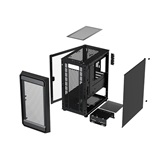 Корпус XASTRA  A303M 3ARGB Black mATX/Mesh/ tempered glass / 2x140mm + 1x120mm ARGB PWM fans/ Door/  A303M-2FC14A-1FC12A-D
