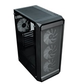 Корпус XASTRA  A403 4ARGB Black ATX/Mesh/ tempered glass / 4x120mm ARGB PWM fans/ A403-4FC12A