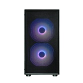 Корпус XASTRA  A305M 3ARGB Black mATX/Mesh/ tempered glass / 2x140mm + 1x120mm ARGB PWM fans/ Door/  A305M-2FC14A-1FC12A-D