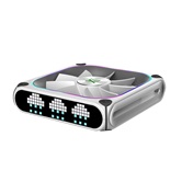 Вентилятор  дополнительный  XASTRA FZ120W ARGB single pack 120x120x28мм ( PWM, FDB, ARGB, Matrix screen, Daisy-chain соединение , 0-2000 rpm, white)  BOX