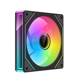 Вентилятор XASTRA FM120B ARGB reverse single pack 120x120x25мм (40шт/кор,Infinity lighting effect, ARGB, PWM, black)  BOX