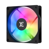 Вентилятор XASTRA FC120B ARGB reverse single pack 120x120x25мм (40шт/кор, ARGB, PWM, black)  BOX