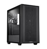 Корпус CHIEFTEC NIGHT HUNTER GS-03B-BLK-OP без БП, боковая панель из закаленного стекла, 3xPWM 140мм вентилятора спереди, 1xPWM 140мм вентилятор сзади, черный, E-ATX