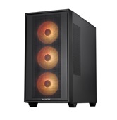 Корпус CHIEFTEC HUNTER 3 GS-03B-OP без БП, боковая панель из закаленного стекла, 3xARGB LED 120мм вентилятора спереди, 1xARGB LED 120мм вентилятор сзади, черный, E-ATX