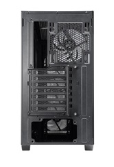 Корпус CHIEFTEC HUNTER 3 GS-03B-OP без БП, боковая панель из закаленного стекла, 3xARGB LED 120мм вентилятора спереди, 1xARGB LED 120мм вентилятор сзади, черный, E-ATX