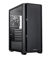 Корпус CHIEFTEC PRO MIDI TG AS-02B-TG-OP без БП, боковая панель из закаленного стекла, черный, ATX