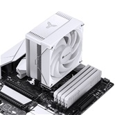 Кулер JONSBO CR-1000 MAX ARGB White LGA1851/1700/1200/115X/AM5/AM4 (24шт/кор, TDP 230W, PWM, 120mm ARGB LED Fan, 6 тепловые трубки, 4-pin, белый) Retail