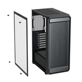 Корпус XASTRA  A403 4FRGB Black ATX/Mesh/ tempered glass / 4x120mm FRGB  fans/ A403-4FC12F