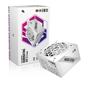Блок питания 1STPLAYER NGDP GOLD 1000W White / ATX 3.1, APFC, 80 PLUS Gold, LLC+DC-DC, full Japan solid-state caps, 120mm fan, full modular / HA-1000BA4-WH