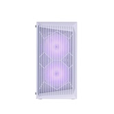 Корпус 1STPLAYER BLACK.SIR BS-2 ARGB White / mATX / 3x120mm ARGB fans / BS-2-WH-3F7-W