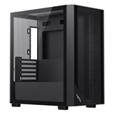 Корпус XASTRA  A401M 4ARGB Black mATX/Mesh /Screwless full-size TG/ 4x120mm ARGB PWM fans/ A401M-4FC12A-BK