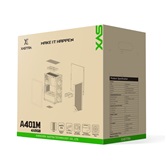 Корпус XASTRA  A401M 4ARGB Black mATX/Mesh /Screwless full-size TG/ 4x120mm ARGB PWM fans/ A401M-4FC12A-BK