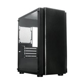 Корпус XASTRA  A402M 4FRGB Black mATX/Mesh/full-size TG/4x120mm FRGB fans/ A402M-4FC12F-BK