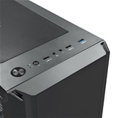 Корпус XASTRA  A402M 4FRGB Black mATX/Mesh/full-size TG/4x120mm FRGB fans/ A402M-4FC12F-BK