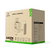 Корпус XASTRA  A402M 4ARGB Black mATX/Mesh/full-size TG/ 4x120mm ARGB PWM fans/ A402M-4FC12A-BK