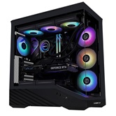 Корпус Lian Li V100 / Black / Mid-Tower, TG / 4x 120mm ARGB fan / G99.V100RX.R0