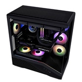 Корпус Lian Li V100 / Black / Mid-Tower, TG / 4x 120mm ARGB fan / G99.V100RX.R0