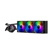 Система водяного охлаждения 1STPLAYER TS4 360 Black / 3x120mm, ARGB, IPS display / TS4-360-BK