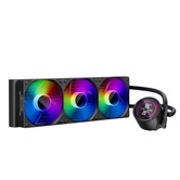 Система водяного охлаждения 1STPLAYER TS4 360 Black / 3x120mm, ARGB, IPS display / TS4-360-BK