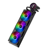 Система водяного охлаждения 1STPLAYER TS4 360 Black / 3x120mm, ARGB, IPS display / TS4-360-BK