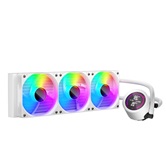 Система водяного охлаждения 1STPLAYER TS4 360 White / 3x120mm, ARGB, IPS display / TS4-360-WH
