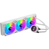 Система водяного охлаждения 1STPLAYER TS4 360 White / 3x120mm, ARGB, IPS display / TS4-360-WH