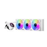 Система водяного охлаждения 1STPLAYER TS4 360 White / 3x120mm, ARGB, IPS display / TS4-360-WH