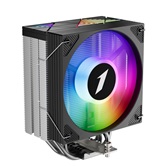 Кулер 1STPLAYER CRYO CY12L Black / 4HPx6mm, single tower, 1x120mm ARGB fan, 750-1900 RPM, 57.6 CFM, 38.2 dBA / CY12L-BK
