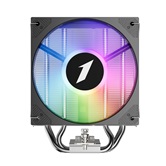 Кулер 1STPLAYER CRYO CY12L Black / 4HPx6mm, single tower, 1x120mm ARGB fan, 750-1900 RPM, 57.6 CFM, 38.2 dBA / CY12L-BK