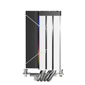 Кулер 1STPLAYER CRYO CY12L Black / 4HPx6mm, single tower, 1x120mm ARGB fan, 750-1900 RPM, 57.6 CFM, 38.2 dBA / CY12L-BK