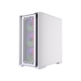 Корпус Powercase ByteFlow Micro White LE, Tempered Glass, 4х 120mm ARGB PWM fans, белый, mATX  (CAMBFW-A4-LE)